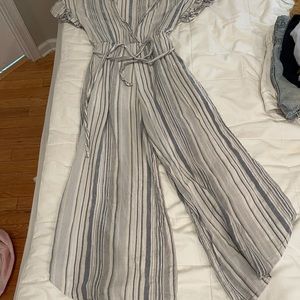 Striped romper
